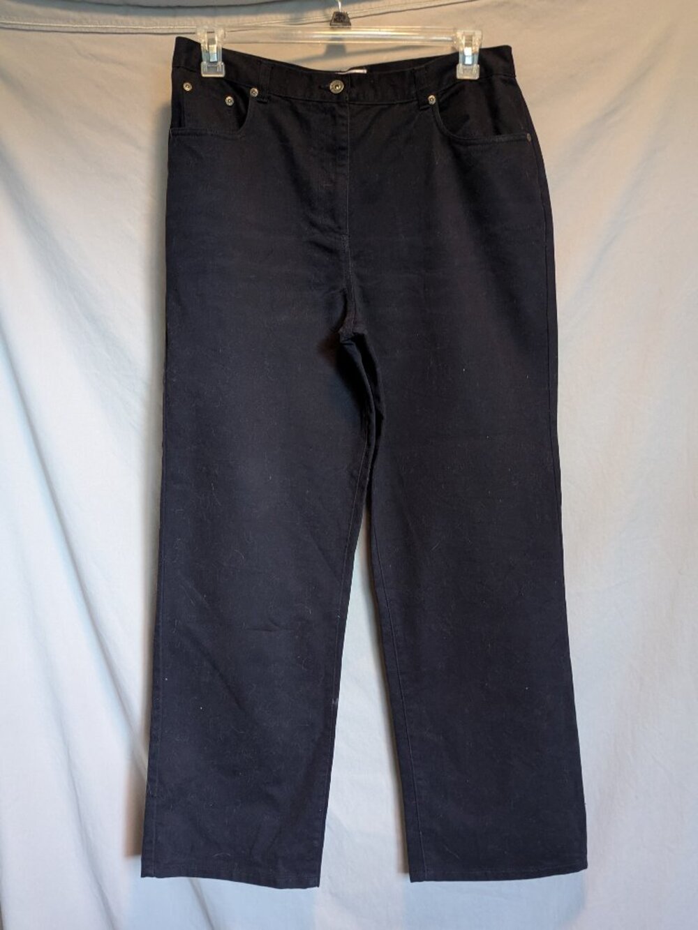 Christopher & Banks Navy Blue 100% Cotton Jeans Women's Size 14